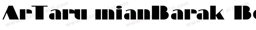 ArTarumianBarak Bold字体转换